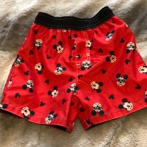 Mickey Mouse swim trunks! NWOT